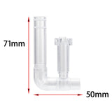 Maxbell Wall Mounted Fish Tank Filter Clear Multifunction for Home Aquarium Supplies D14