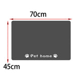 Maxbell Pet Feeding Mat Dishes Place Mat Floors Dog Water Dispenser Mat 45cmx70cmx0.35cm
