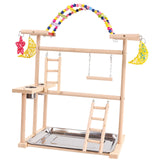 Maxbell Parrot Playstand with Ladder Parrot Bird Playground for Finch Conures Macaws