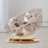 Maxbell Space Capsule Cat Bed Easy Cleaning Small Pets Bed Toy for Cats Kitty Kitten S