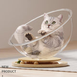 Maxbell Space Capsule Cat Bed Easy Cleaning Small Pets Bed Toy for Cats Kitty Kitten S