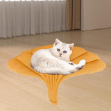 Maxbell Dog Mat Large Cozy Sleeping Reusable Dog Bed Mat for Small Medium Dog Kitten Ginkgo leaf