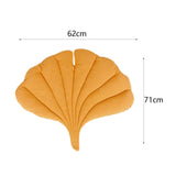 Maxbell Dog Mat Large Cozy Sleeping Reusable Dog Bed Mat for Small Medium Dog Kitten Ginkgo leaf