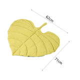 Maxbell Dog Mat Large Cozy Sleeping Reusable Dog Bed Mat for Small Medium Dog Kitten Heart shaped leaf