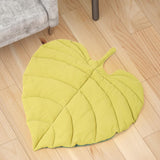 Maxbell Dog Mat Large Cozy Sleeping Reusable Dog Bed Mat for Small Medium Dog Kitten Heart shaped leaf