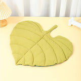 Maxbell Dog Mat Large Cozy Sleeping Reusable Dog Bed Mat for Small Medium Dog Kitten Heart shaped leaf