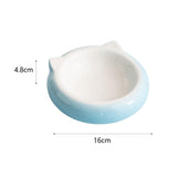 Maxbell Dog Bowl Water Bowl Porcelain Pet Bowl for Puppy Pet Supplies Food and Water Blue