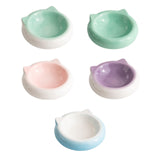 Maxbell Dog Bowl Water Bowl Porcelain Pet Bowl for Puppy Pet Supplies Food and Water Blue
