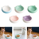 Maxbell Dog Bowl Water Bowl Porcelain Pet Bowl for Puppy Pet Supplies Food and Water Blue