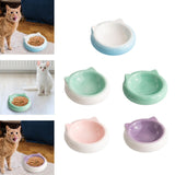 Maxbell Dog Bowl Water Bowl Porcelain Pet Bowl for Puppy Pet Supplies Food and Water Blue