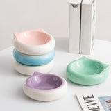 Maxbell Dog Bowl Water Bowl Porcelain Pet Bowl for Puppy Pet Supplies Food and Water Blue