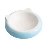 Maxbell Dog Bowl Water Bowl Porcelain Pet Bowl for Puppy Pet Supplies Food and Water Blue