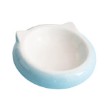 Maxbell Dog Bowl Water Bowl Porcelain Pet Bowl for Puppy Pet Supplies Food and Water Blue