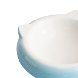 Maxbell Dog Bowl Water Bowl Porcelain Pet Bowl for Puppy Pet Supplies Food and Water Blue
