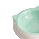 Maxbell Dog Bowl Water Bowl Porcelain Pet Bowl for Puppy Pet Supplies Food and Water White