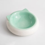 Maxbell Dog Bowl Water Bowl Porcelain Pet Bowl for Puppy Pet Supplies Food and Water White
