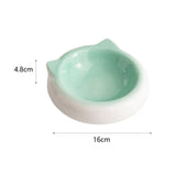 Maxbell Dog Bowl Water Bowl Porcelain Pet Bowl for Puppy Pet Supplies Food and Water White