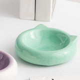 Maxbell Dog Bowl Water Bowl Porcelain Pet Bowl for Puppy Pet Supplies Food and Water Green