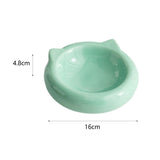 Maxbell Dog Bowl Water Bowl Porcelain Pet Bowl for Puppy Pet Supplies Food and Water Green