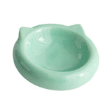 Maxbell Dog Bowl Water Bowl Porcelain Pet Bowl for Puppy Pet Supplies Food and Water Green