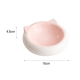 Maxbell Dog Bowl Water Bowl Porcelain Pet Bowl for Puppy Pet Supplies Food and Water Pink