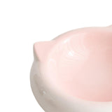 Maxbell Dog Bowl Water Bowl Porcelain Pet Bowl for Puppy Pet Supplies Food and Water Pink