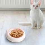 Maxbell Dog Bowl Water Bowl Porcelain Pet Bowl for Puppy Pet Supplies Food and Water Pink