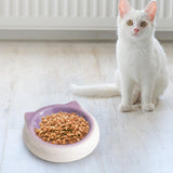 Maxbell Dog Bowl Water Bowl Porcelain Pet Bowl for Puppy Pet Supplies Food and Water Violet