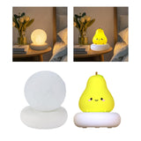 Maxbell Bedside Lamp for Baby Portable Cartoon Table Lamp for Study Yoga Living Room Moon