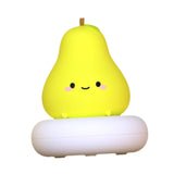 Maxbell Bedside Lamp for Baby Portable Cartoon Table Lamp for Study Yoga Living Room pear