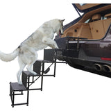 Maxbell Dog Car Ramp Stable Lightweight Pet Climbing Stairs for Car, Trucks, SUV