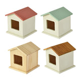 Maxbell Pet Urn Cat or Dog Memorial Box House Shaped Remembrance Gift Pet Memorial Urn pink rooftop