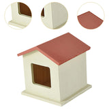 Maxbell Pet Urn Cat or Dog Memorial Box House Shaped Remembrance Gift Pet Memorial Urn pink rooftop