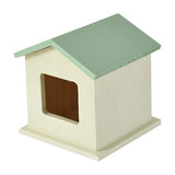 Maxbell Pet Urn Cat or Dog Memorial Box House Shaped Remembrance Gift Pet Memorial Urn green roof