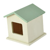 Maxbell Pet Urn Cat or Dog Memorial Box House Shaped Remembrance Gift Pet Memorial Urn green roof