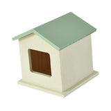 Maxbell Pet Urn Cat or Dog Memorial Box House Shaped Remembrance Gift Pet Memorial Urn green roof