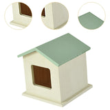 Maxbell Pet Urn Cat or Dog Memorial Box House Shaped Remembrance Gift Pet Memorial Urn green roof