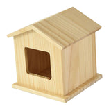 Maxbell Pet Urn Cat or Dog Memorial Box House Shaped Remembrance Gift Pet Memorial Urn beige roof