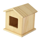 Maxbell Pet Urn Cat or Dog Memorial Box House Shaped Remembrance Gift Pet Memorial Urn beige roof