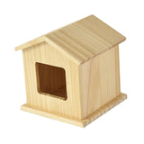 Maxbell Pet Urn Cat or Dog Memorial Box House Shaped Remembrance Gift Pet Memorial Urn beige roof