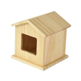 Maxbell Pet Urn Cat or Dog Memorial Box House Shaped Remembrance Gift Pet Memorial Urn beige roof