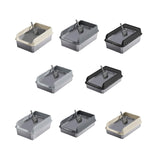 Maxbell Cat Litter Easy to Clean Anti for Small and Large Cats Cat Toilet Khaki and L