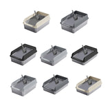 Maxbell Cat Litter Easy to Clean Anti for Small and Large Cats Cat Toilet Khaki and L