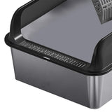 Maxbell Cat Litter Easy to Clean Anti for Small and Large Cats Cat Toilet Black and L