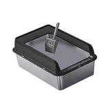 Maxbell Cat Litter Easy to Clean Anti for Small and Large Cats Cat Toilet Black and L