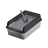 Maxbell Cat Litter Easy to Clean Anti for Small and Large Cats Cat Toilet Black and L