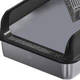 Maxbell Cat Litter Easy to Clean Anti for Small and Large Cats Cat Toilet Black and M