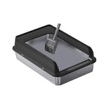 Maxbell Cat Litter Easy to Clean Anti for Small and Large Cats Cat Toilet Black and M