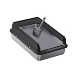 Maxbell Cat Litter Easy to Clean Anti for Small and Large Cats Cat Toilet Black and M