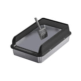 Maxbell Cat Litter Easy to Clean Anti for Small and Large Cats Cat Toilet Black and M